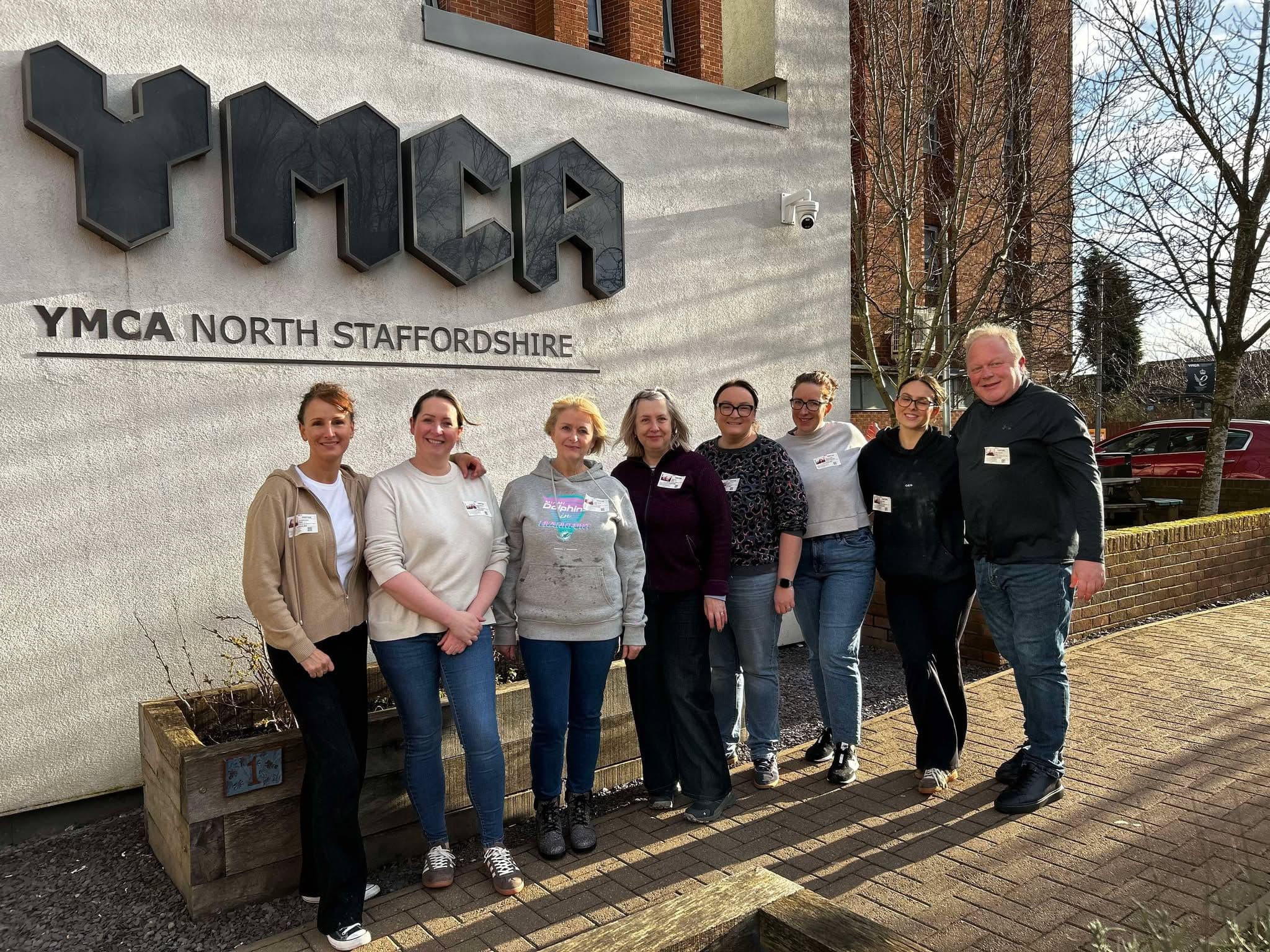 Hanley Economic Team together outside YMCA North Staffs